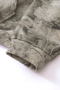 Men's Loungewear Sets:Tree Branch Camo Hoodie & Casual Pants