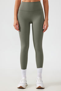 Women Free Size Nude Hip Lifting Shaping Fitness 9/10 Yoga Pants