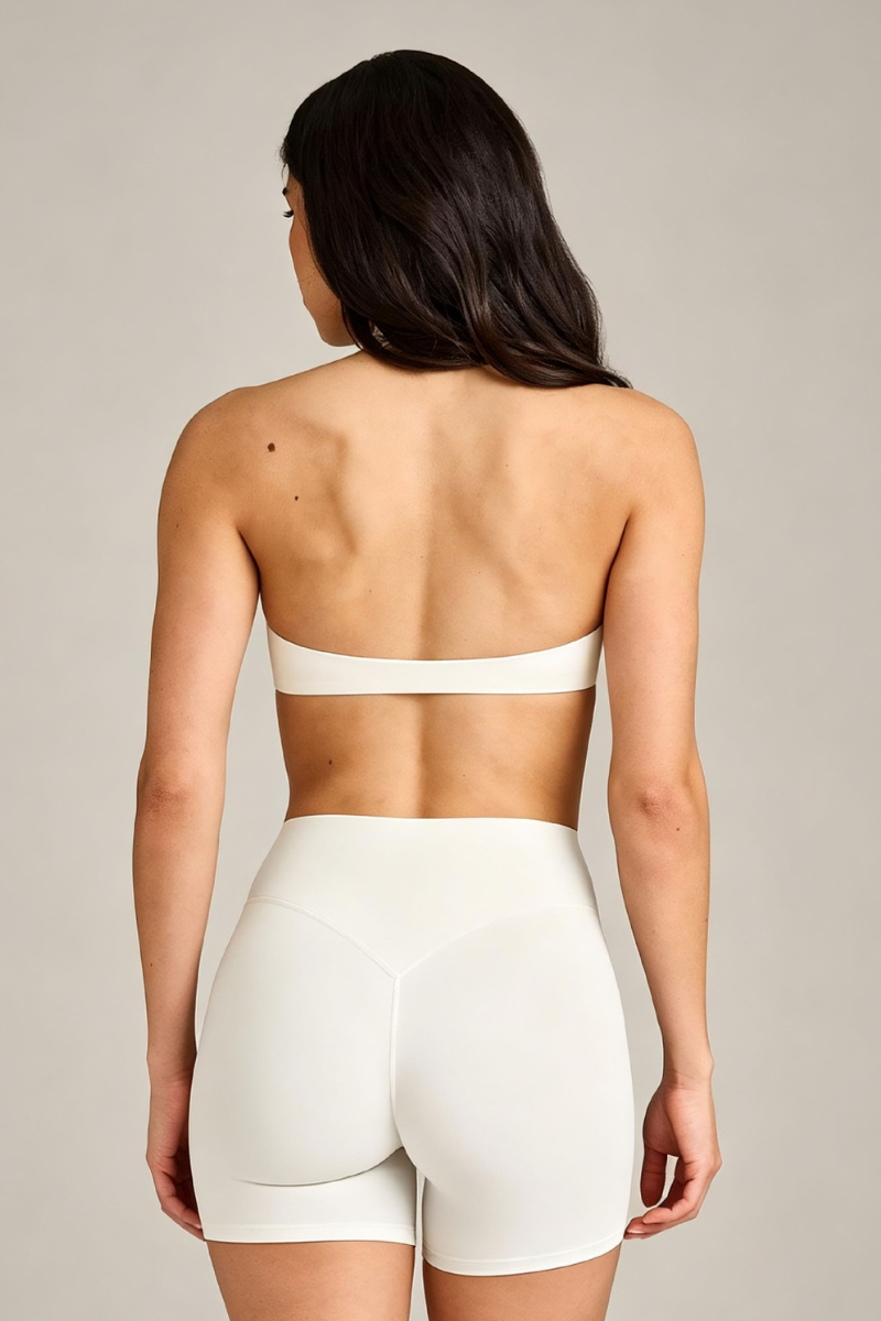 Women Halter Bra and High Waist Shorts Two Piece Set