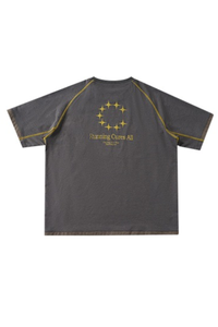 Women's Vintage Raglan Contrast Stitch Panel Quick Dry Tee
