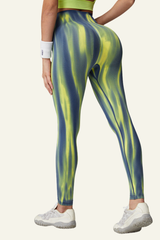 Women's Pleated Buttocks Lift Slim Yoga Leggings