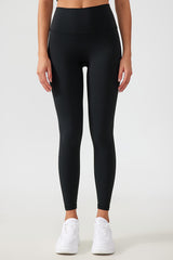 Women Free Size Nude Hip Lifting Shaping Fitness 9/10 Yoga Pants