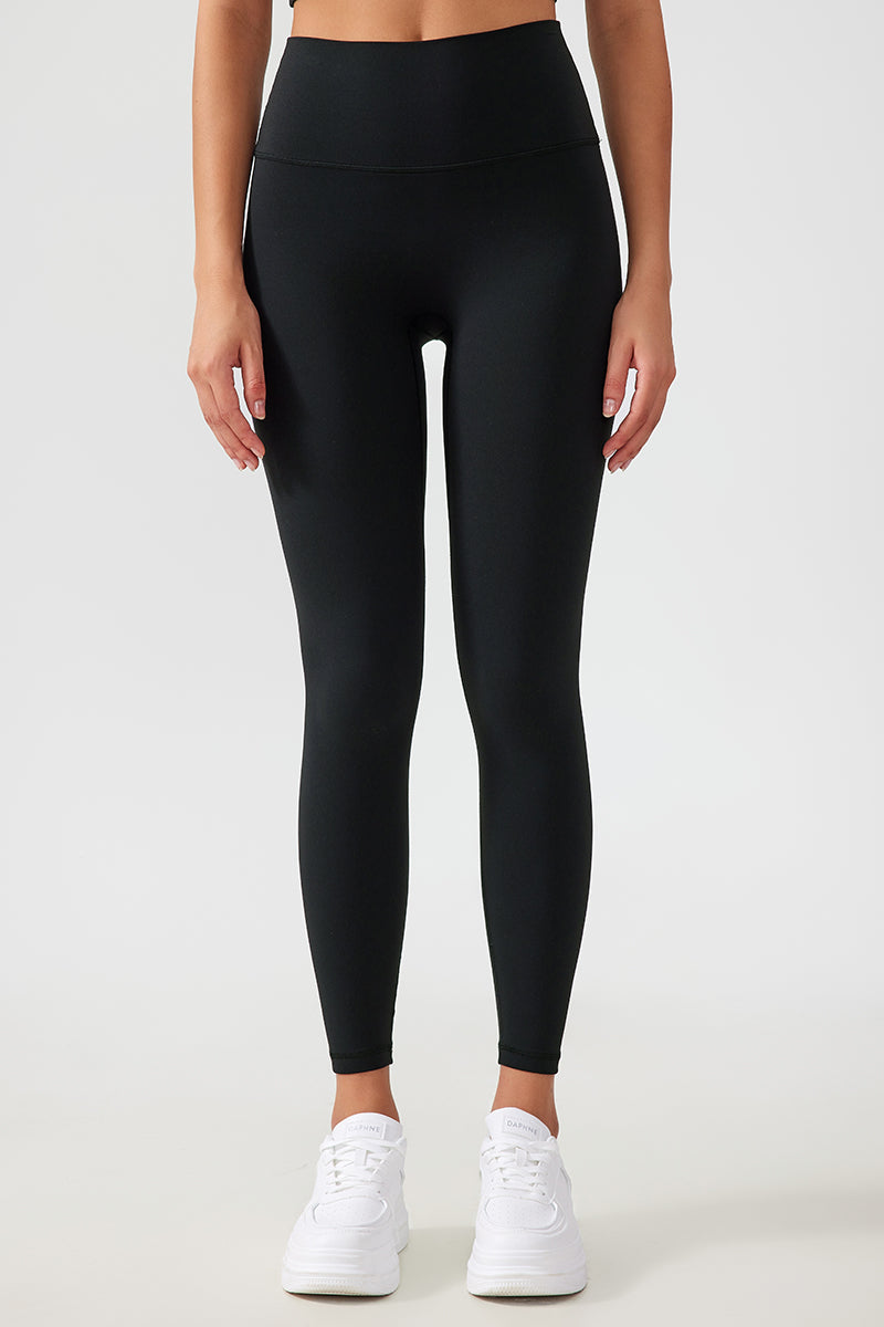 Women Free Size Nude Hip Lifting Shaping Fitness 9/10 Yoga Pants