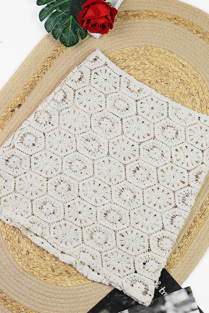 Women's Sexy Crochet Lace Hollow Out Bikini - 3 Piece Set