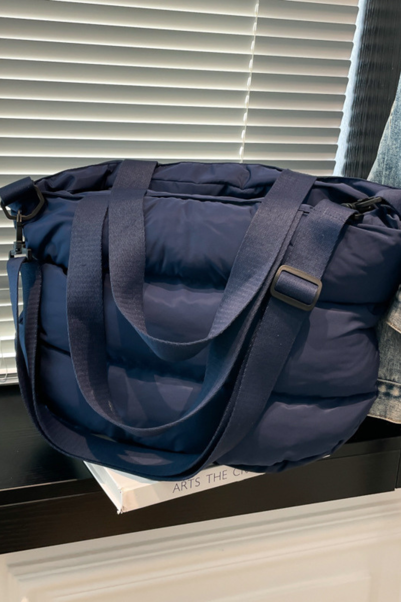 Women's Spacious Padded Tote Crossbody Bag