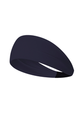 Women's exercise sweat-absorbing headband.