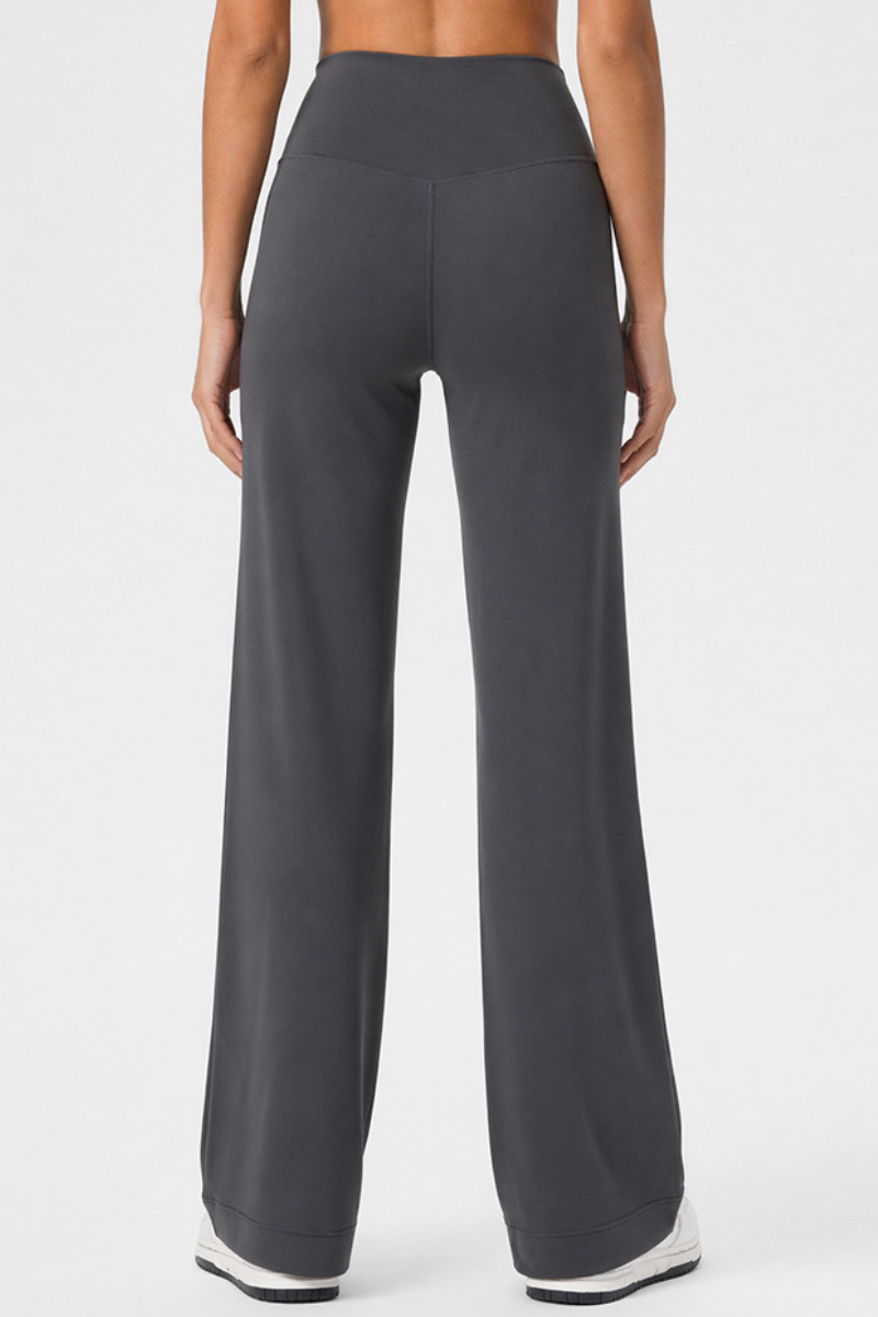 Women’s High-Rise Drawstring Pocket Wide-Leg Yoga Pants