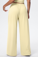 Women’s Drawstring Loose-Fit Athletic Wide-Leg Pants
