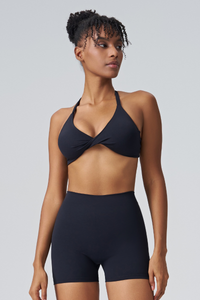 Women’s Sports 2-Piece Set: Triangle Cup Bra & Sports Shorts