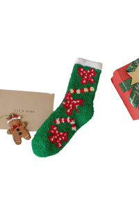 Women's Christmas Gift Fuzzy Plush Soft Mid‑Calf Socks