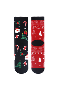 Unisex Christmas Fun Jacquard Crew Socks