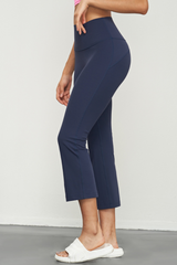 Women's Athletic Lycra High Stretch Naked Feel Flared Pants