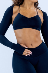 Seamless fitness shawl