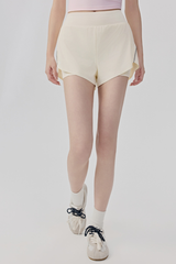 Women's Summer Faux Two-Piece Built-in Liner Athletic Shorts