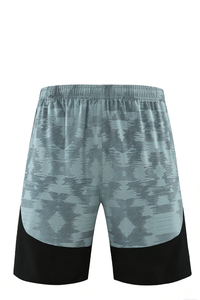 Men's Breathable Drawstring Running Shorts with Side Reflective Stripes