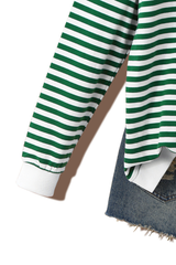 Women's Fall Christmas Festival Stripe Printed Pullover