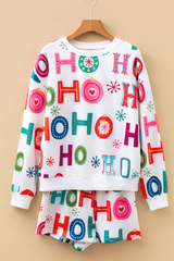 Women's Cute Thin Fabric Lounge Christmas Pajama Sets
