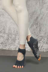 Women's Solid Color Pilates Yoga Grip Five-Toe Socks
