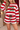 Women's Fall Christmas Striped Sweatshirt & Short Outfit Set