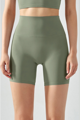 Women's Summer High Waisted Cooling Sensation Yoga  Shorts