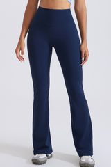 Women’s high-waisted  flare pants.