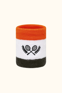 Sports Embroidered Sweat Absorbent Tennis Wristbands