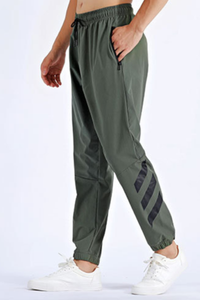 Men's Athletic Lightweight Quick Dry Zip Pockets Jogger