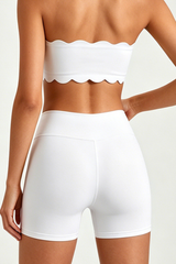 Women's Athletic Bare Feel  Solid Yoga Shorts