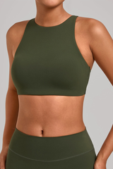 Women's Athletic Cross Back Solid Bra