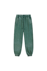 Unisex Fall 100% Cotton Vintage Washed Jogger