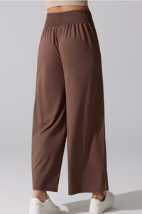 Women's Fall Soft Twisted High Waist Loose Wide Leg Pants