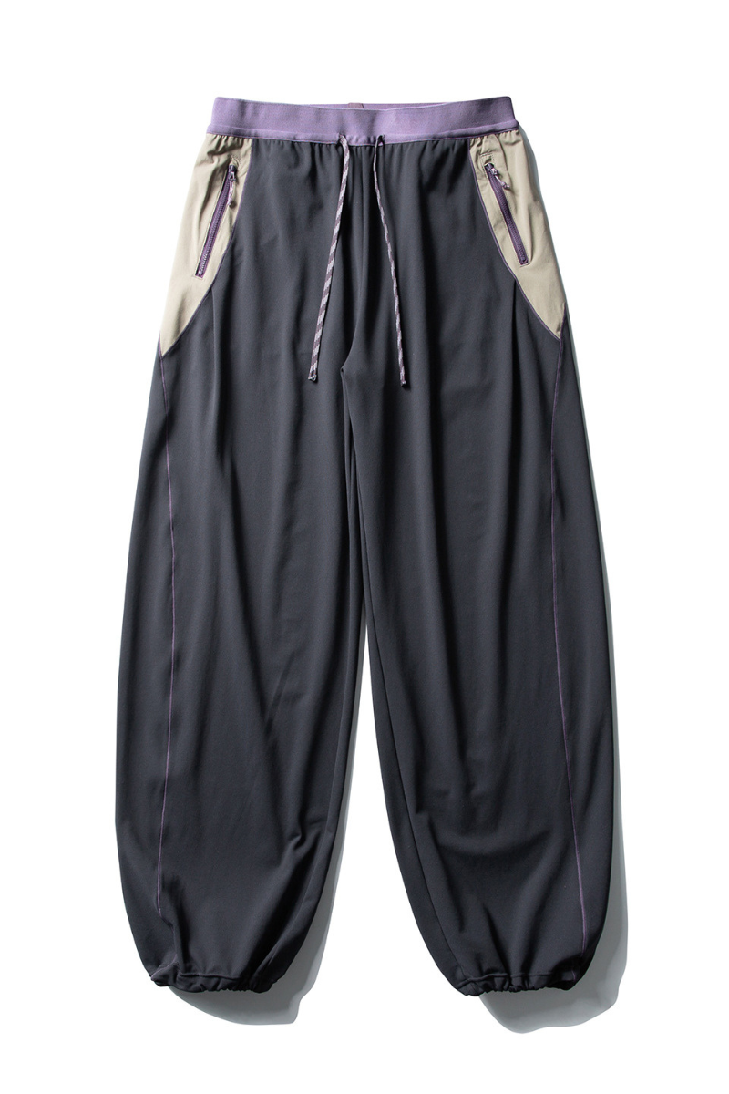 Unisex  Drawstring Hem Waterproof Quick-Dry Curved Pants