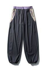 Unisex  Drawstring Hem Waterproof Quick-Dry Curved Pants