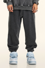 Unisex Cotton Fall Heavyweight Trendy Jogger Pants
