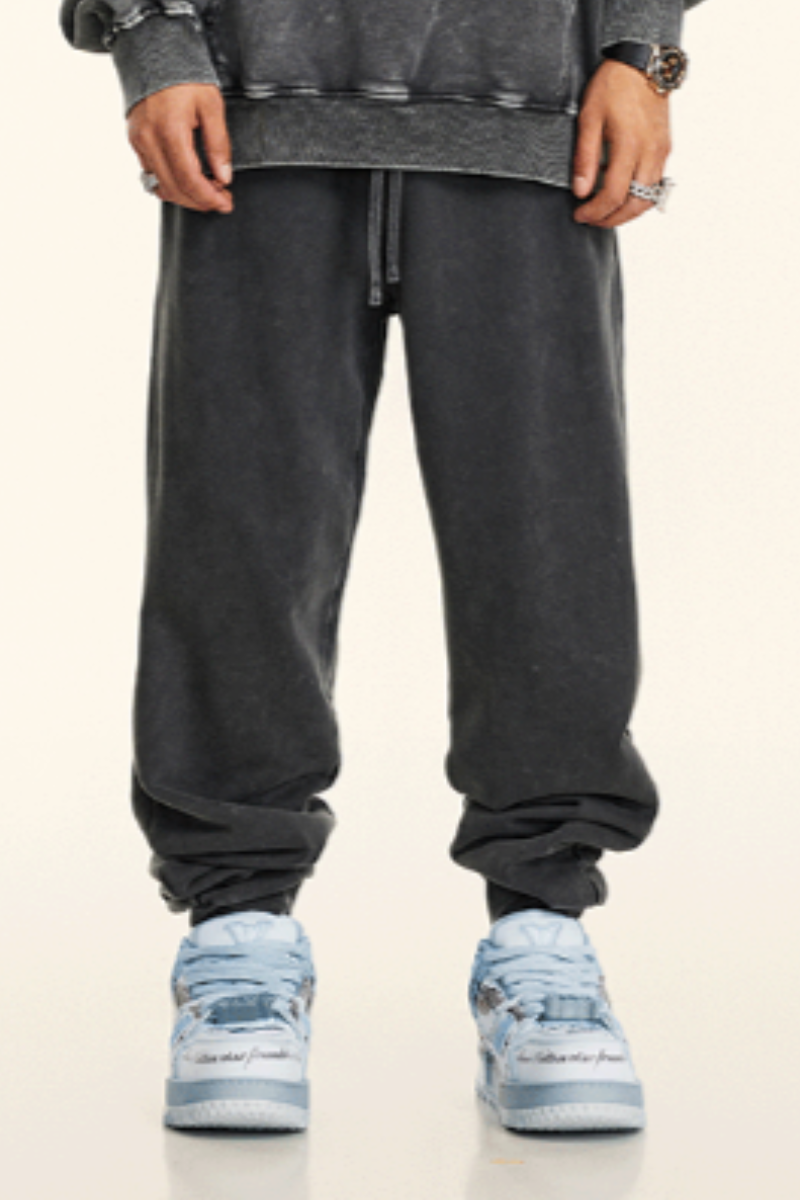 Unisex Cotton Fall Heavyweight Trendy Jogger Pants