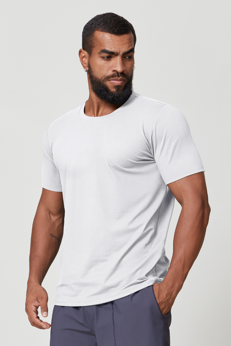 Men's Crew Neck Quick-Dry Athleisure T-shirt