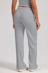 Women's  high-waist drawstring sweatpants