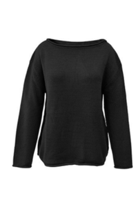 Women's Fall Crew Neck Striped Thin Lazy Knit Sweater