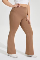 Plus Size Women's Butt Lifting Yoga Flare Pants