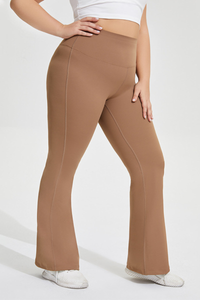 Plus Size Women's Butt Lifting Yoga Flare Pants