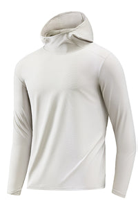 Men Loose Quick-Dry Stretch Running Training Hoodie