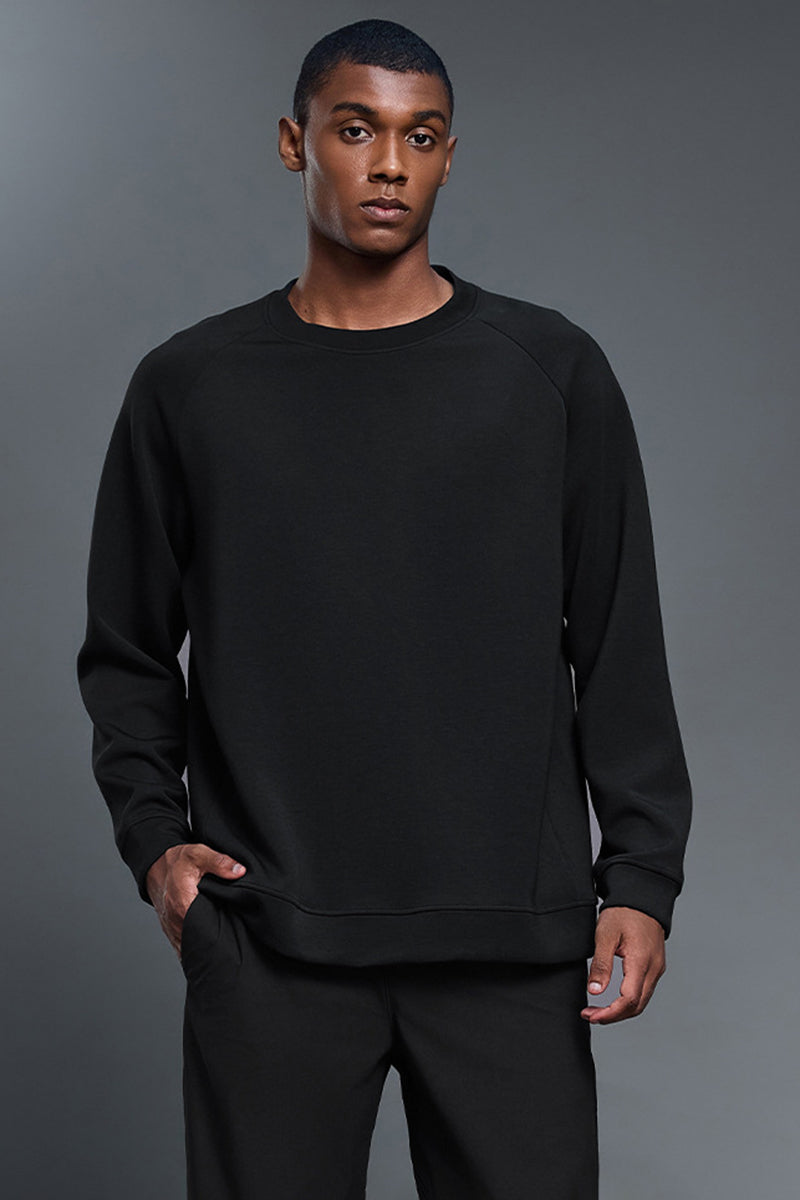 Men Drop Shoulder Loose Fit Comfortable Long Sleeves