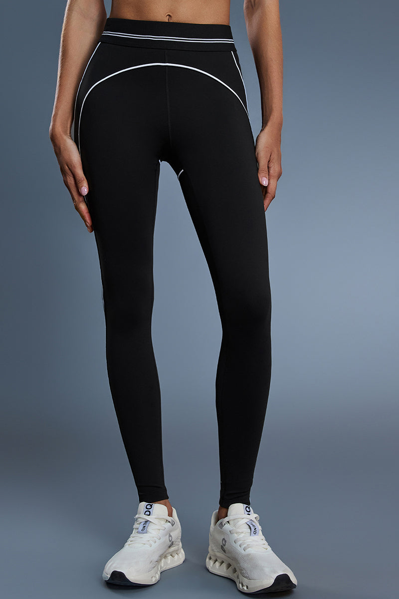 Women Color-Block Sculpting High-Waist Yoga Leggings