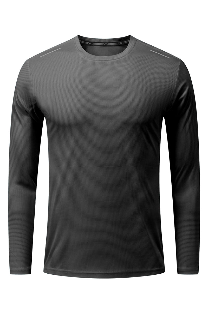 Men Lightweight Quick-Dry Running Long Sleeve Top