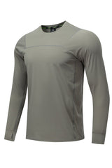 Men Lightweight Quick-Dry Outdoor Training Long Sleeve T-Shirt