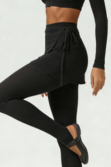 Women's Asymmetrical Side Tie Crisscross Yoga Dress