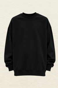 Men/Women Unisex Heavyweight 305G Cotton Retro Long Sleeve Tee
