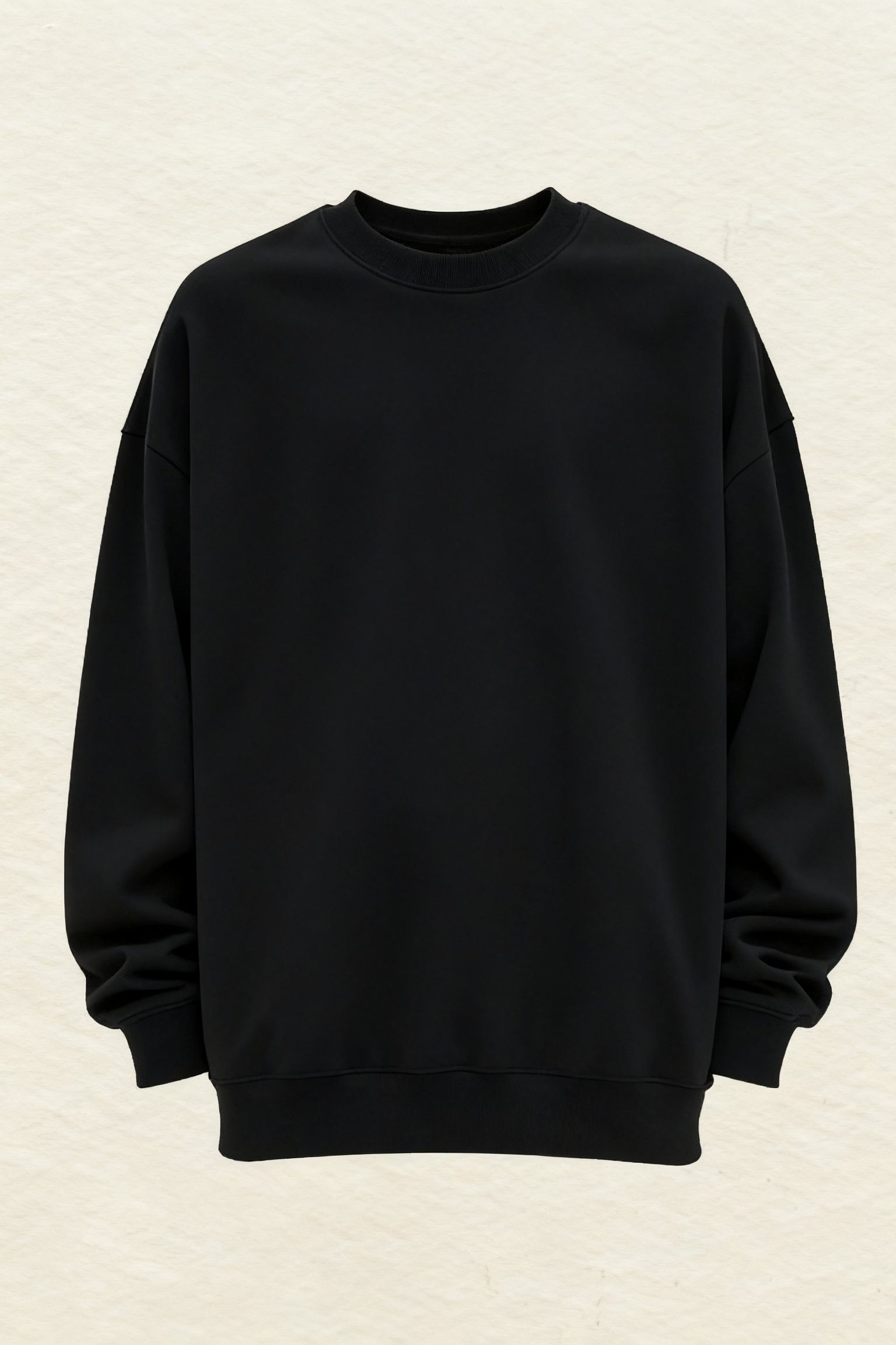 Men/Women Unisex Heavyweight 305G Cotton Retro Long Sleeve Tee