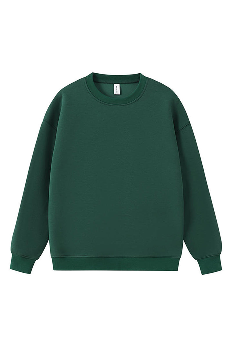 Men Heavyweight Cotton-Blend Crewneck Sweatshirt