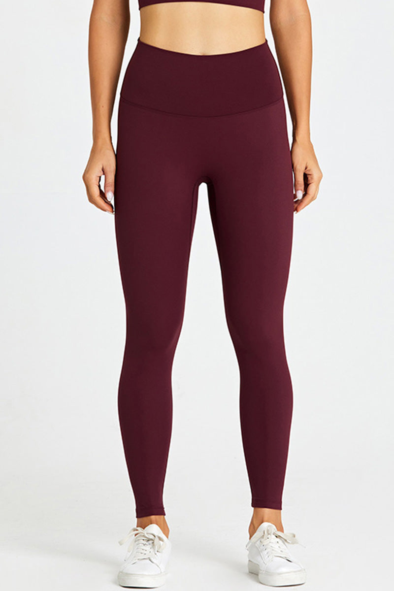 Solid High-Waisted Leggings